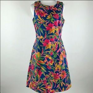 J.Crew Factory Multi-Floral Size 4 Dress